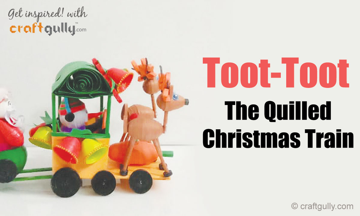 The Quilled Christmas Train