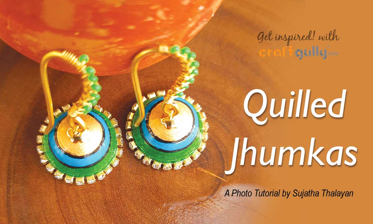 Quilled Jhumkas