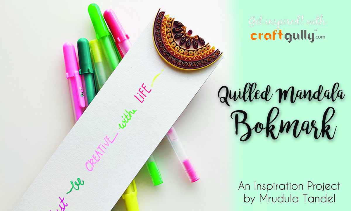Quilled Mandala Bookmark Quilled Mandala Bookmark