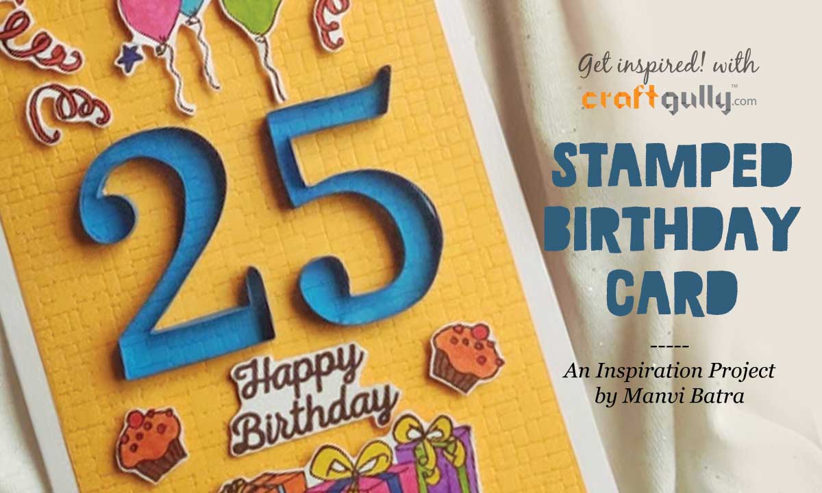 Stamped Birthday Card