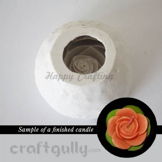 Candle Mould - Floating - Rose (Big)