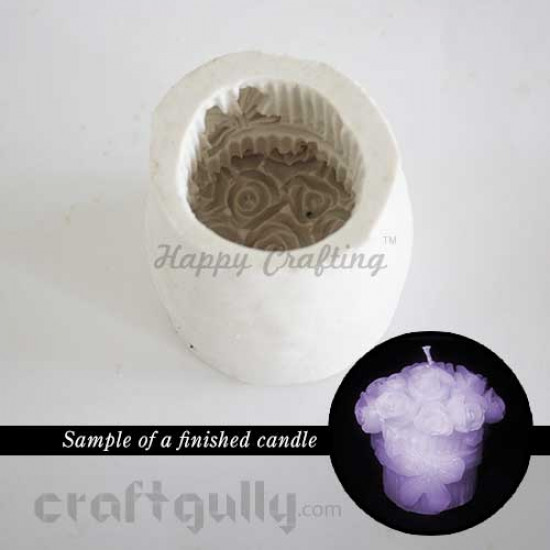 Candle Mould - Designer - Rose Bouquet