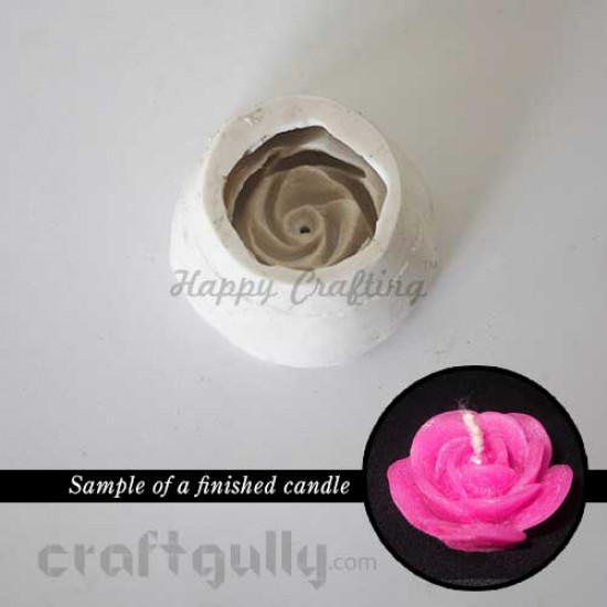 Candle Mould - Floating - Rose