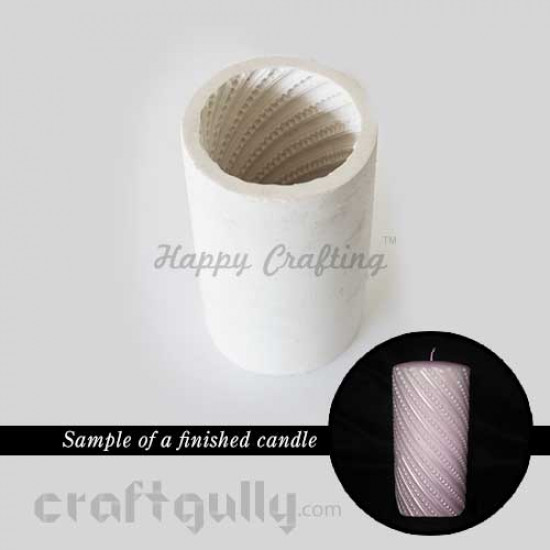 Candle Mould - Pillar - Lace
