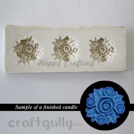 Candle Mould - Tart - Floral 3in1