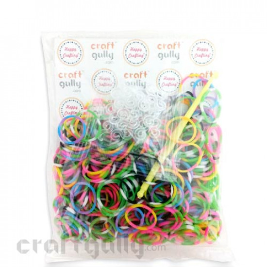 Loom Bands with Hook & S Clips