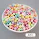 Acrylic Beads 8mm Round - Assorted - 20gms / 70 Beads