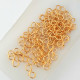 Clasps - Closed S Clasps 13mm - Golden - 20gms / 130 Clasps