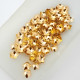 Bead Caps 6mm - Flower #7 - Golden Finish - 20gms