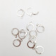 Earring Clasp 16mm Lever Back - Silver Finish - 6 pairs