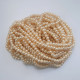 Glass Beads 8mm Pearl Finish - Cream - 1 String / 100 Beads