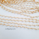 Chains - Faux Pearl 3mm - Golden & Cream - 1 meter