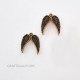 Metal Charms 22mm Angel Wings #2 - Bronze - 2 Charms Metal Charms 22mm Angel Wings #2 - Bronze - 2 Charms