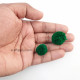 Pom Poms 22mm - Dark Green - Pack of 25