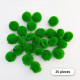 Pom Poms 25mm - Light Green - Pack of 25