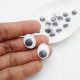 Googly Eyes 12x16mm - Oval - 20 pcs