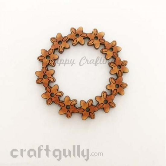 MDF Elements #24 - Wreath - Pack of 1