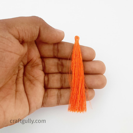 Tassels #2 - 70mm Orange - 12 Tassels