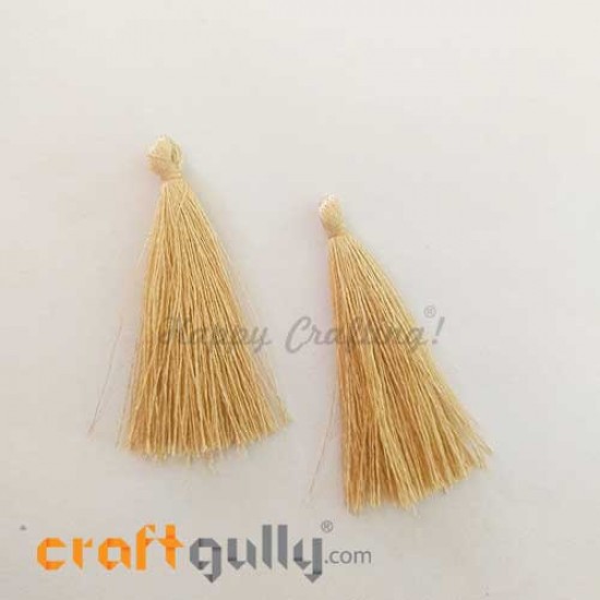 Tassels 50mm - Light Golden - Pack of 2