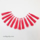 Tassels #3 - 68mm Watermelon Pink - 12 Tassels