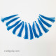 Tassels #4 -  88mm Sea Blue - 12 Tassels