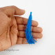 Tassels #4 -  88mm Sea Blue - 12 Tassels