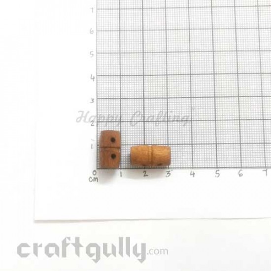 Wooden Buttons #6 - 16mm Toggle - 2 Buttons