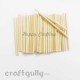 Craft Sticks 80mm - Natural - 50 Sticks