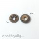 Buttons Coconut Shell #2 - 28mm Round - 2 Buttons