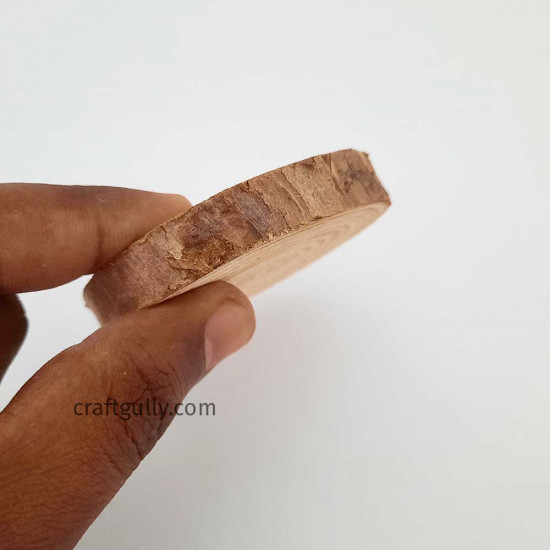 Wood Slice 60mm - Natural - Pack of 1