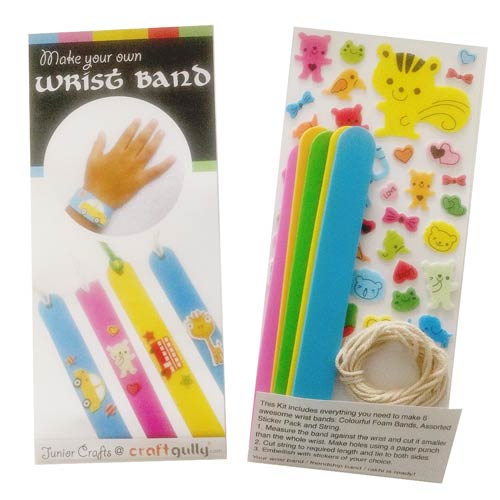 Make Your Own Wrist Bands - Zoo Animals Themed Kit