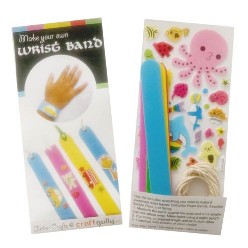 Make Your Own Wrist Bands - Sea Animals Themed Kit