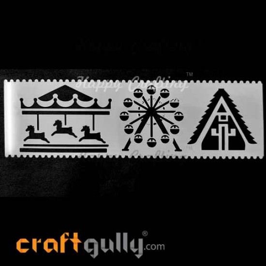 Stencils 185mm - Assorted Patterns #10