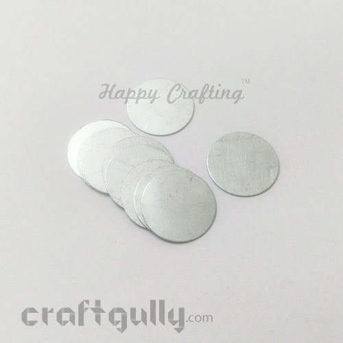 Metal Coins For Magnets 15mm - Round - 10 Coins