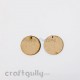 Earring Base MDF - 25mm Round - Pack of 10