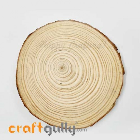 Wood Slice 130mm - Natural - Pack of 1