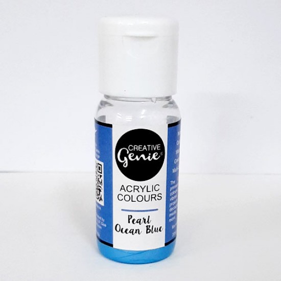 Acrylic Paints - Pearl Ocean Blue - 20ml