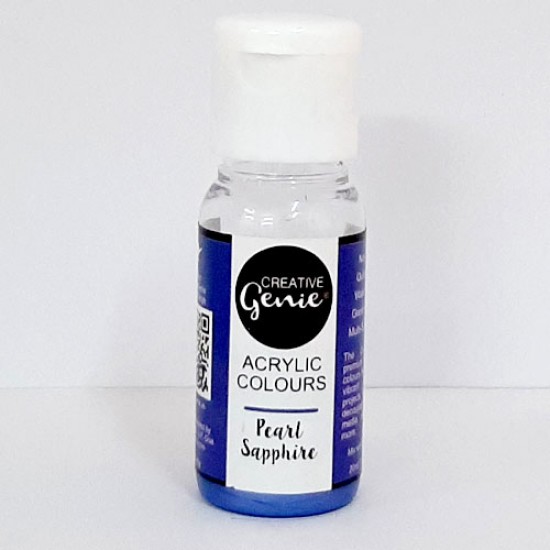 Acrylic Paints - Pearl Sapphire - 20ml Acrylic Paints - Pearl Sapphire - 20ml