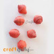 Paper Beads 24mm Design #7 - Candy Red - Pack of 2