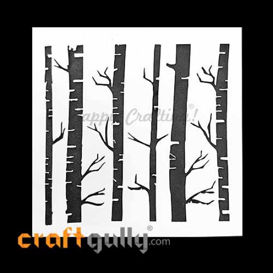 Stencils 130mm - Trees #2