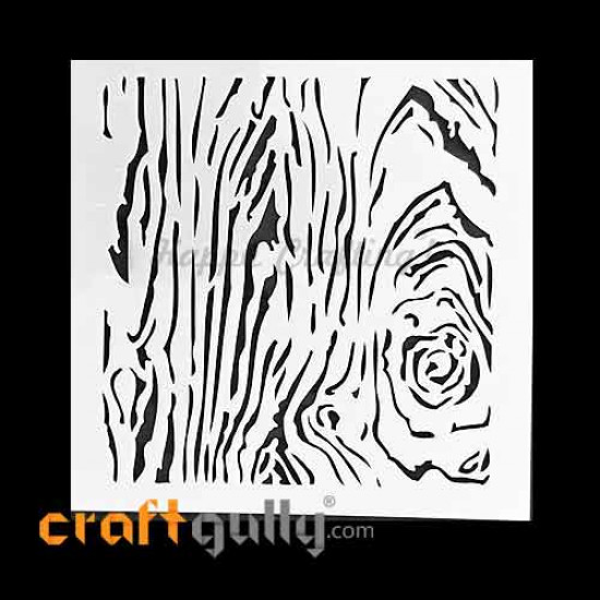 Stencils 130mm - Pattern Wood #2