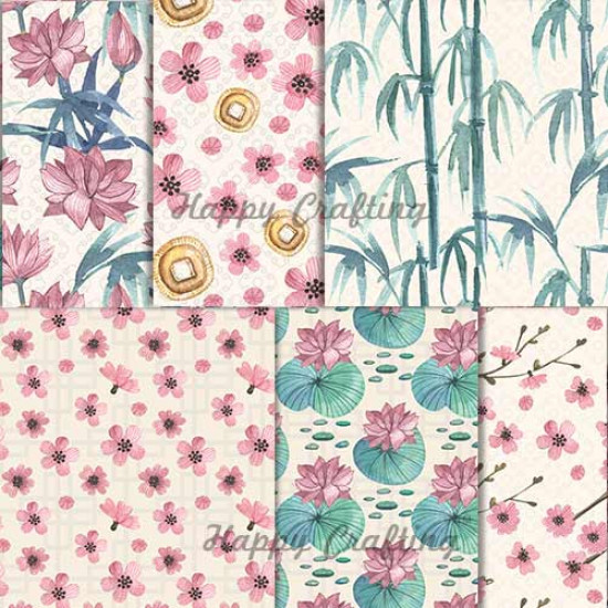 Pattern Papers 6x6 - Eastern Touch - Pack of 12