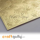 Embossed CardStock A6 #1 - Metallic Golden - Pack of 4