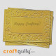 Embossed CardStock A6 #2 - Metallic Golden - Pack of 4