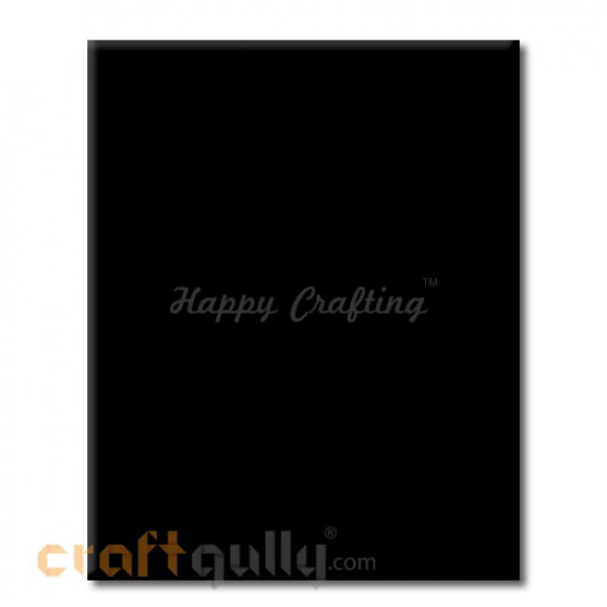 Canvas Board 8x10 inches - Black - Pack of 1
