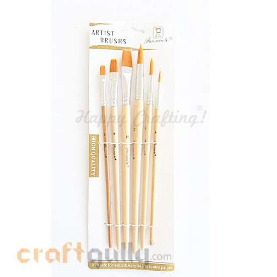 Brushes - Assorted - Set of 6