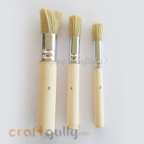 Brushes - Stenciling - Set of 3
