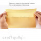 Envelopes DL Size - Metallic Black - Pack of 6