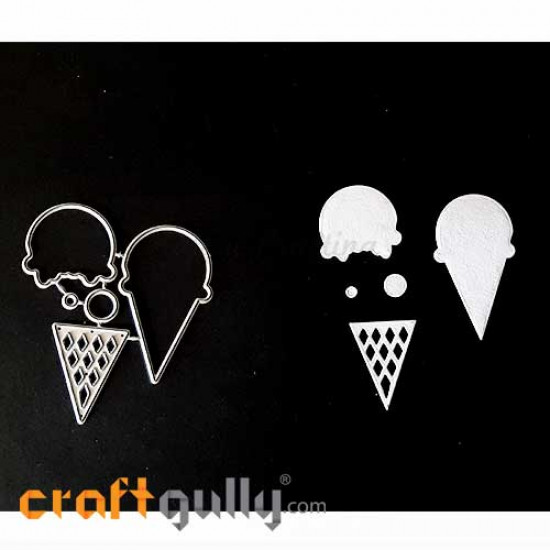 Dies - Metal - Ice Cream Cone - Pack of 5