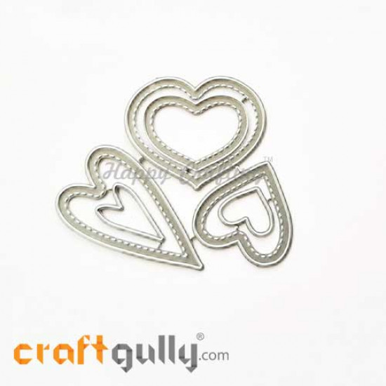 Dies - Metal - Hearts #2 - Pack of 6